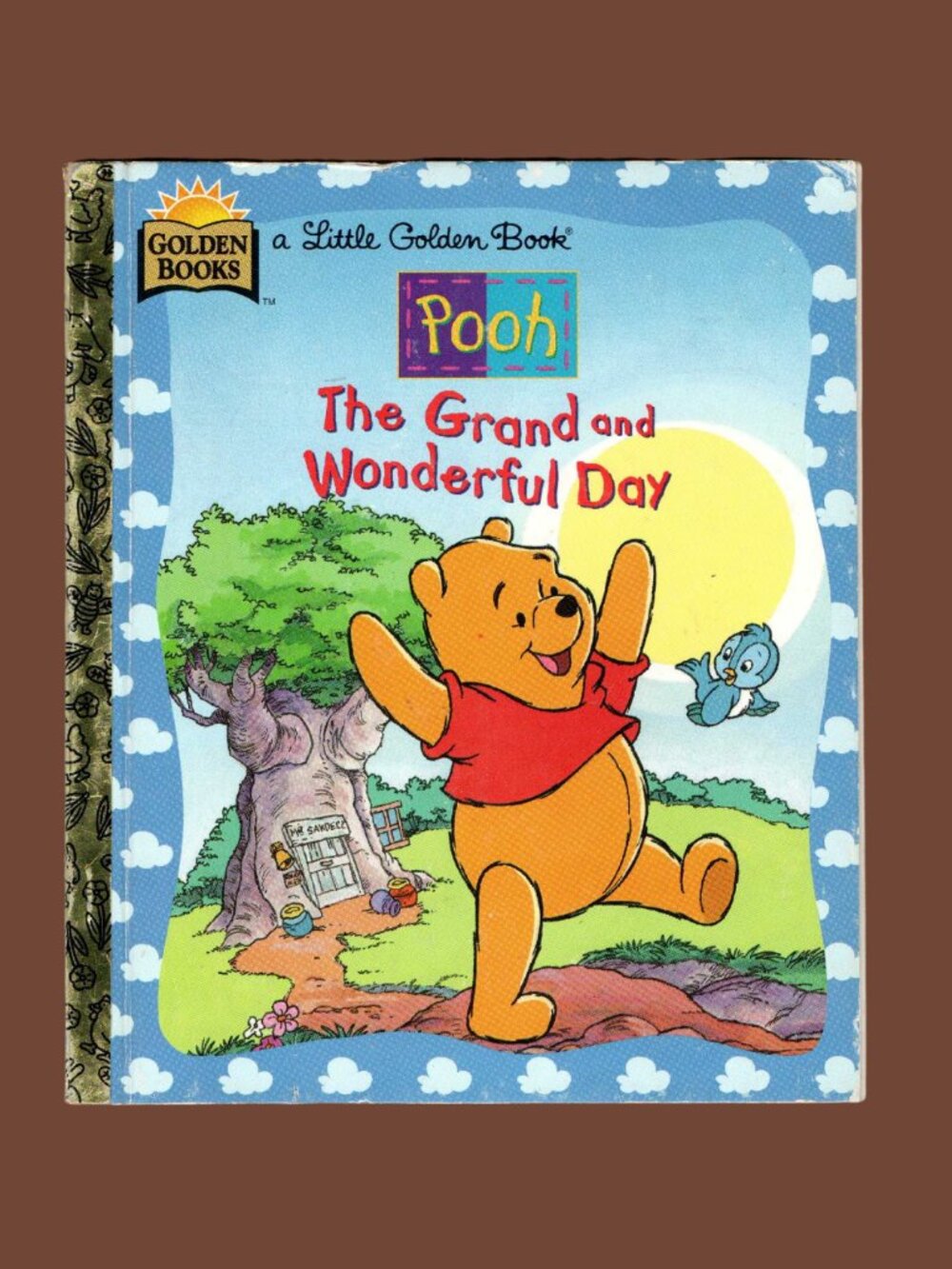 Winnie-the-Pooh Grand and Wonderful Day Vintage Little Golden Book